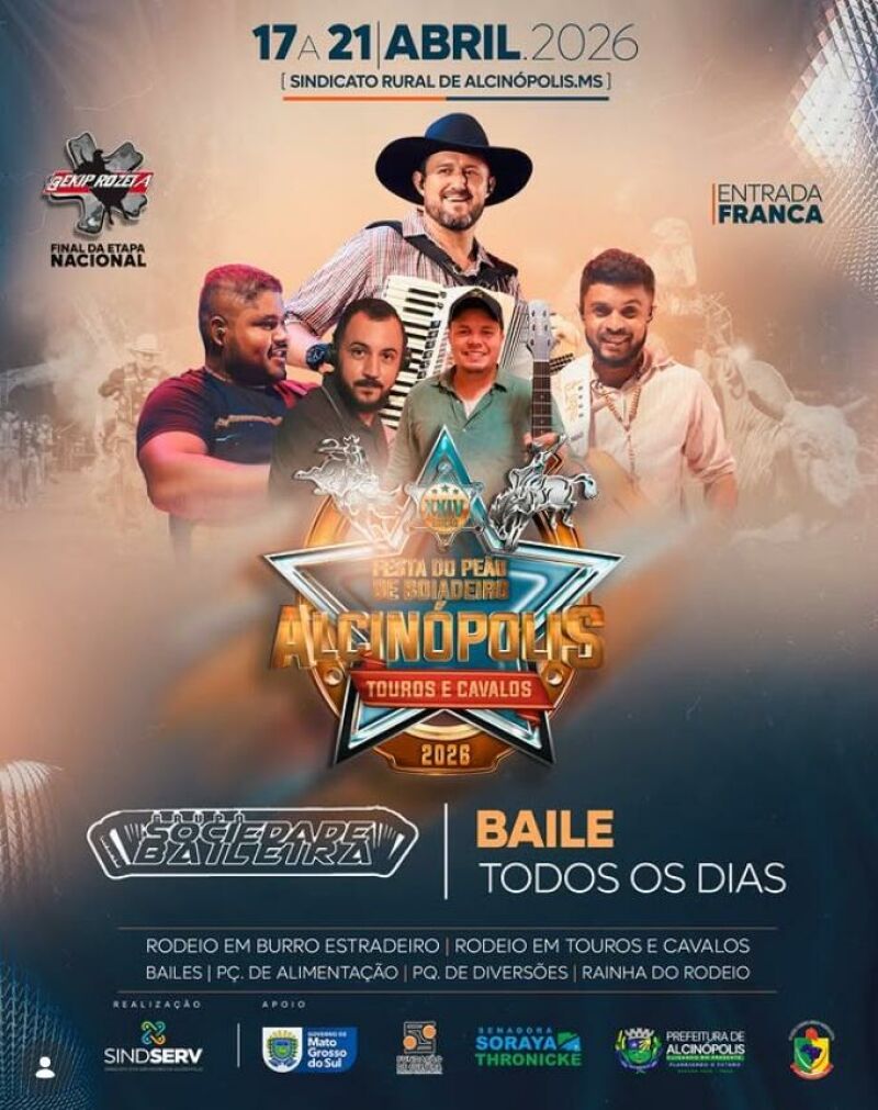 Ilustração da notícia Faltam 3 dias: Alcinópolis entra em contagem regressiva para a Festa do Peão 2026